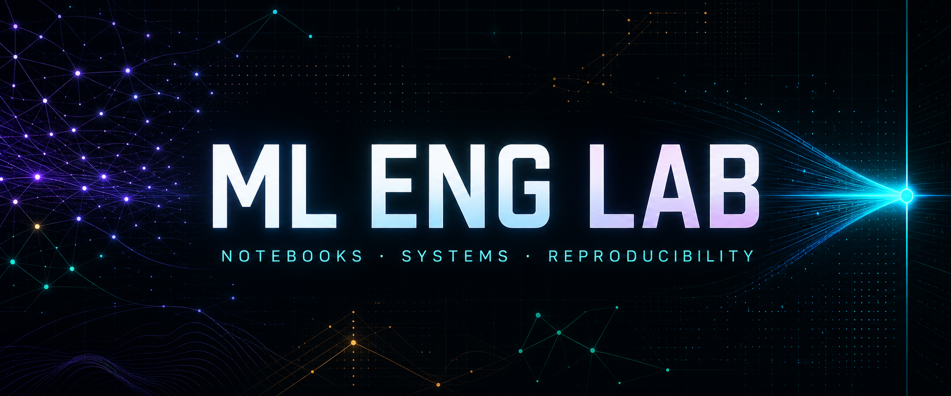 ML Eng Lab — notebooks, systems, and reproducibility